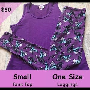 Small Tank Top OS Leggings